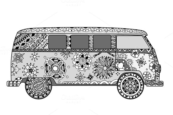Van In Tangle Patterns Style Van In Tangle Patterns Style