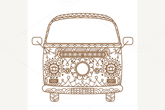 Van In Tangle Patterns Style Van In Tangle Patterns Style