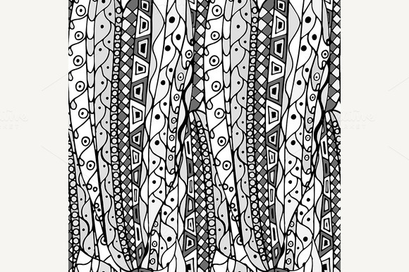 Abstract Hand-drawn Pattern