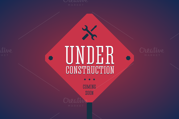 Under Construction Illustration Under Construction Illustration