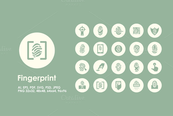 Fingerprint Simple Icons Fingerprint Simple Icons