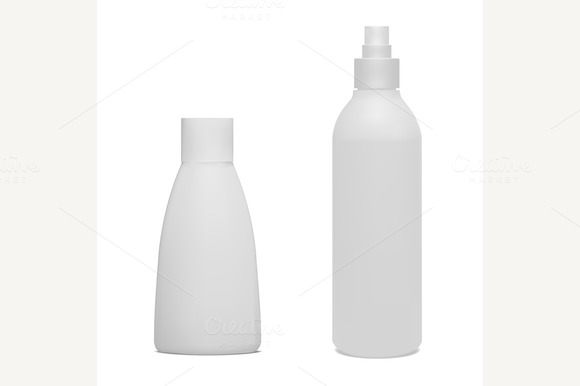 Set Of Cosmetic Bottles Set Of Cosmetic Bottles