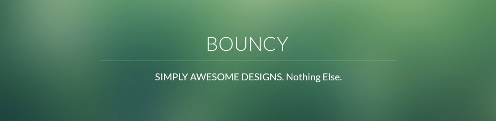 CreativeMarket banner for @bouncy