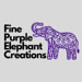 Fine Purple Elephant