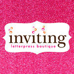 inviting : letterpress