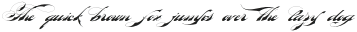 Bradstone-Parker Script otf (400) Sample