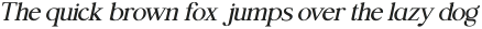 Queensha Michelly Italic otf (400)