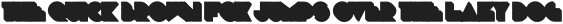 Meastro Display Extruded RG-DW otf (400) Sample