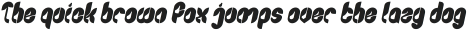 EXTRAVAGANZA Bold Italic otf (700) Sample