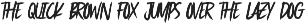 Blackmourn A Handbrush Horror Font preview