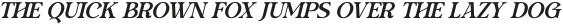 Clements Morgle Serif Italic otf (400) Sample