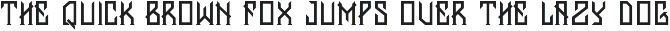 Banten Unfamous 1 font preview