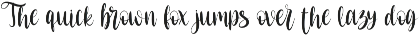 Merry Script font preview