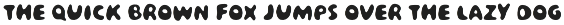 90s Nostalgic Font - Bubbles in 90s font preview