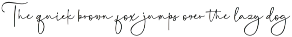 gratitude signature font preview