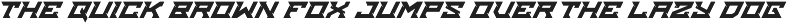 Sonic Turbo - Racing Theme Font preview