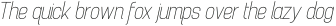 Brainy Thin Semi Expanded Italic otf (100)