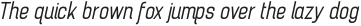 Brainy SemiLight SemiCondensed Italic otf (300)