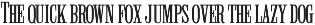 Winchester Condensed Font font preview