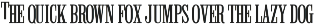 Winchester Condensed Font preview