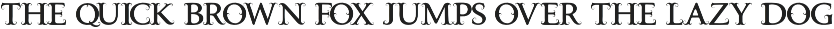 Vintage font with curls preview
