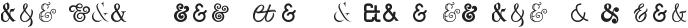 Ampersands Set ttf (400)