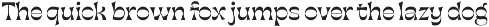 Horizona Reverse Contrast Font preview