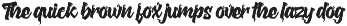 The Backyard - Retro Bold Script font preview