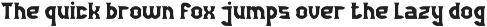 Strangest Things font preview