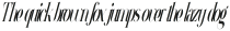 VSOP Narrowest 1 Italic otf (400)