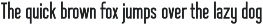 Jersey - Condensed Athletic Font font preview