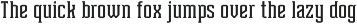 T415 Barbell font preview