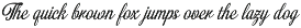 Numberline Ordinary - Script Font preview