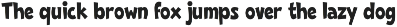 Treatmill Font preview