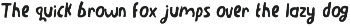Doughie Food Font preview