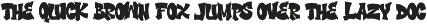Thorm Block - Graffiti Font preview