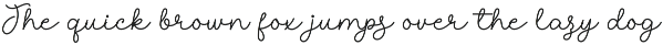 The Babe - Monoline Heart Font preview