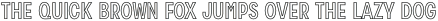 Zippy Gothic Bold Condensed Outline otf (700)