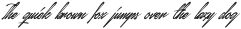 January Script Regular otf (400) Sample