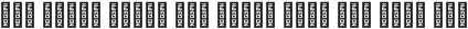 Chisel Numerals otf (400)
