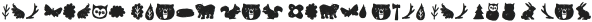 Forest two Dingbat Forest One otf (400)