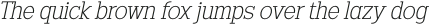 Codename FX Extra Light Italic otf (200)