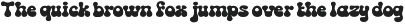 The Duck - Groovy Retro Font preview