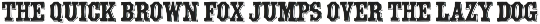 Green Howard Woodblock Font preview