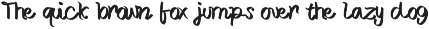Quetwai - Simple Handwritten Font preview