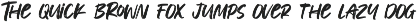 Bonfire - Modern Brush Font preview