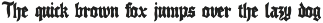 MIDNIGHT Stylish Gothic Font preview