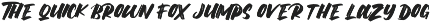 Mega Brush Font preview