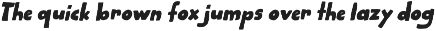 Crispy Orange font preview