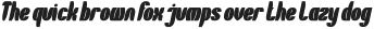 TROPICAL ISLAND Bold Italic otf (700) Sample